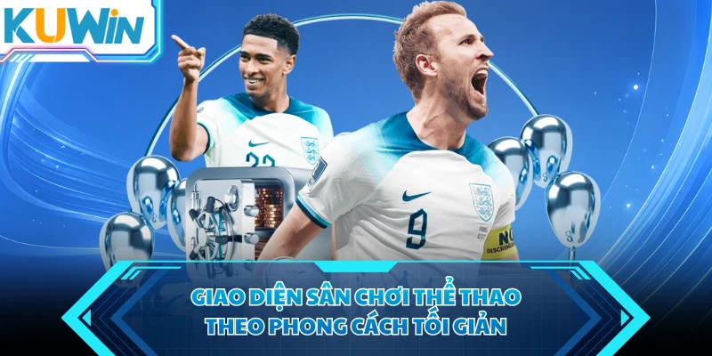 giao dien san choi the thao theo phong cach toi gian